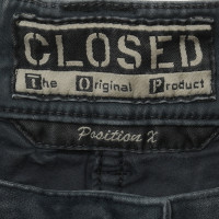 Closed Velvet pants "Position X" in blue