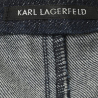 Karl Lagerfeld Denim vest met hellingen