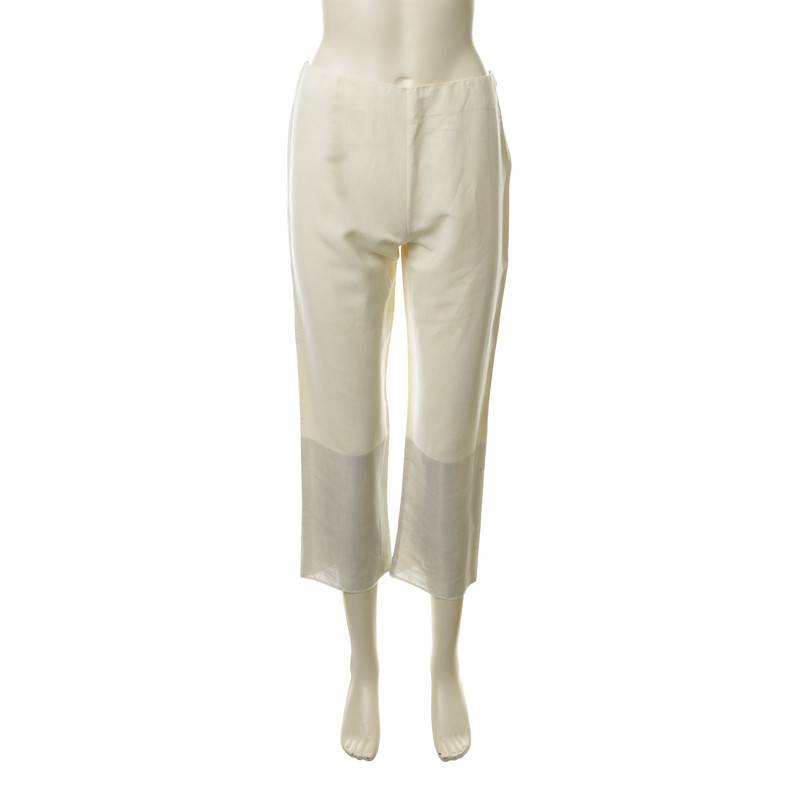 Narciso Rodriguez Trousers in white-silver