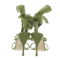 Alberta Ferretti Hoge hak sandaal in het groen