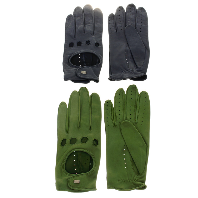Andere Marke Roeckl - Lederhandschuhe in Grün und Blau