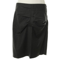 Dries Van Noten Grey skirt with fold details