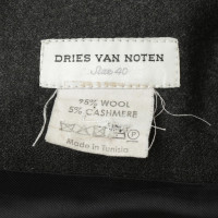 Dries Van Noten Grey skirt with fold details