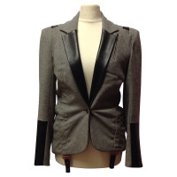 Christian Dior Trouser suit with leather details