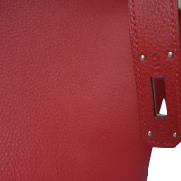 Hermès Kelly Bag 40 in Pelle in Rosso