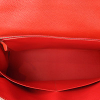 Hermès Kelly Bag 40 in Pelle in Rosso