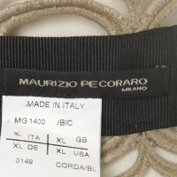 Maurizio Pecoraro  Stof gordels in zwart en beige