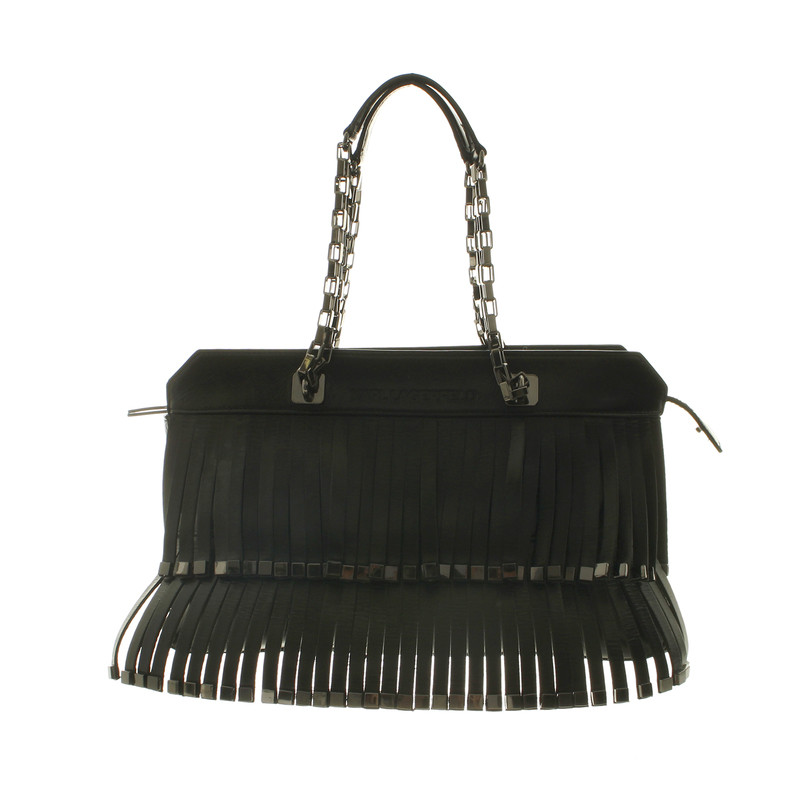 Karl Lagerfeld Handbag with fringe trim