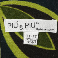 Piu & Piu Fluweel Blazer met patroon