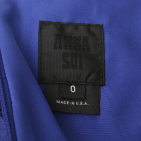 Anna Sui Blue pattern dress