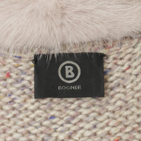 Bogner Cardigan with fur collar 