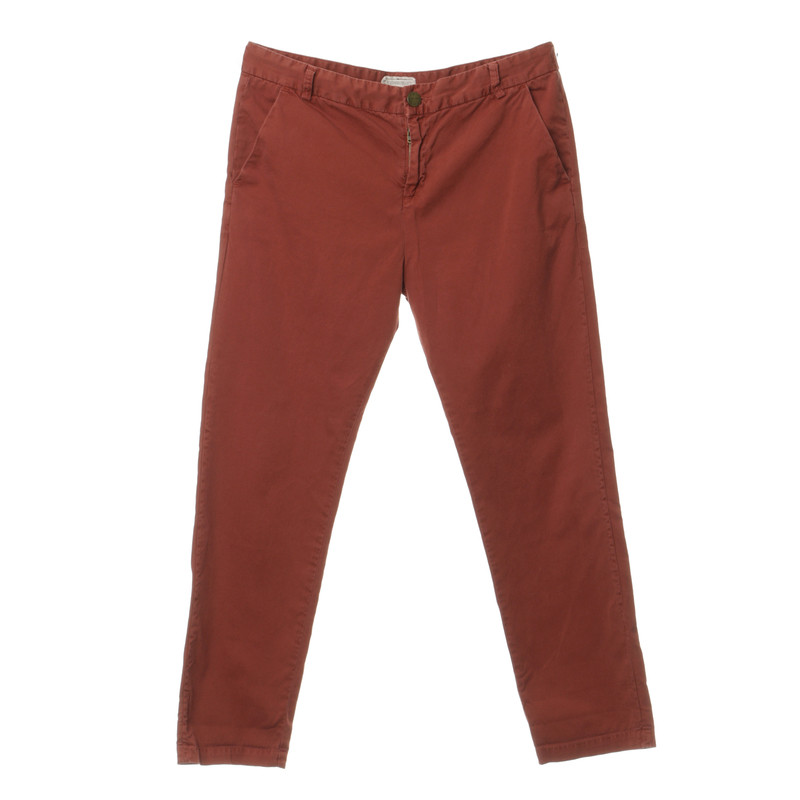 Current Elliott Pants "The Ankle Captain" in red