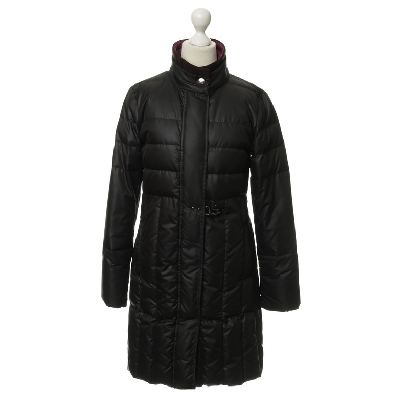 Fay Down coat in black  