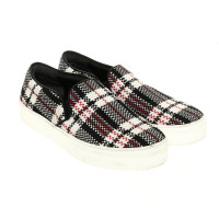 Céline Slippers with checked pattern