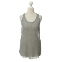 Zadig & Voltaire Knitted top in silver