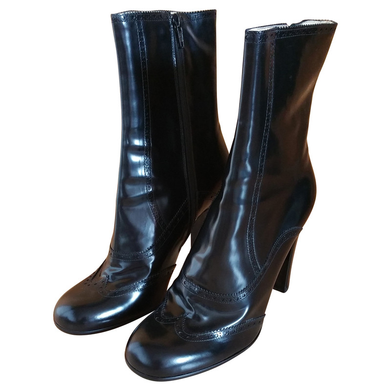 Dolce & Gabbana Patent leather ankle boots