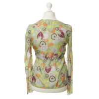Marni Floral silk blouse