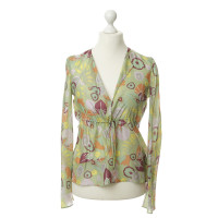 Marni Floral silk blouse