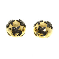 Hermès Clip earrings with Pegasus motif