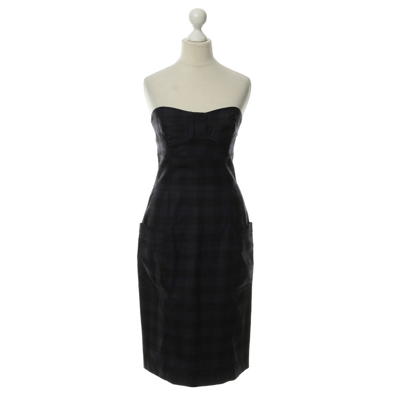 French Connection Plaid Bustier dress