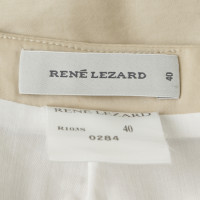 René Lezard Pencil skirt in beige
