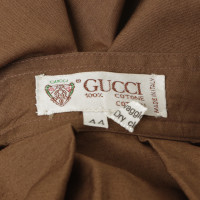 Gucci skirt in Brown with wrinkles