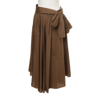 Gucci skirt in Brown with wrinkles