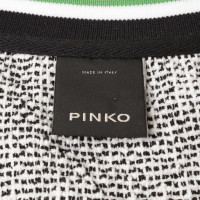 Pinko Sportives Shirt mit fransigen Säumen