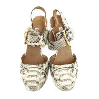 L'autre Chose Sandals made of reptile leather