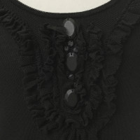 Red Valentino Top met tulle ruffles