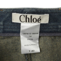 Chloé "Al'encre" jeans with Aufrdruck