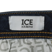 Iceberg Jeans mit Taschenverzierung