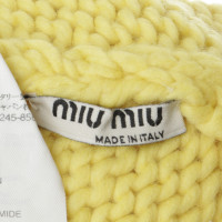 Miu Miu CAP in geel
