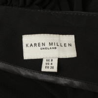 Karen Millen Één-schouder jurk met gat klinknagels