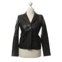 Dkny Leather jacket with two closing