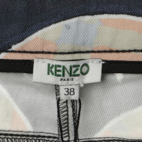Kenzo Pantaloni con reticolo e cerniere