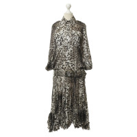 Just Cavalli Silk dress in the Animallook