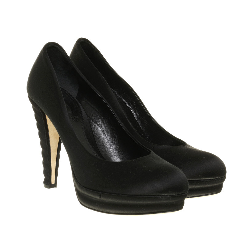 Bally pumps with ribbed heels