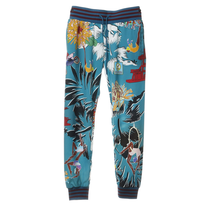 Adidas Sport trousers with colourful print