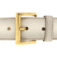 Prada riem in Ecru antieke