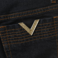 Red Valentino Jeans with Rhinestone trim