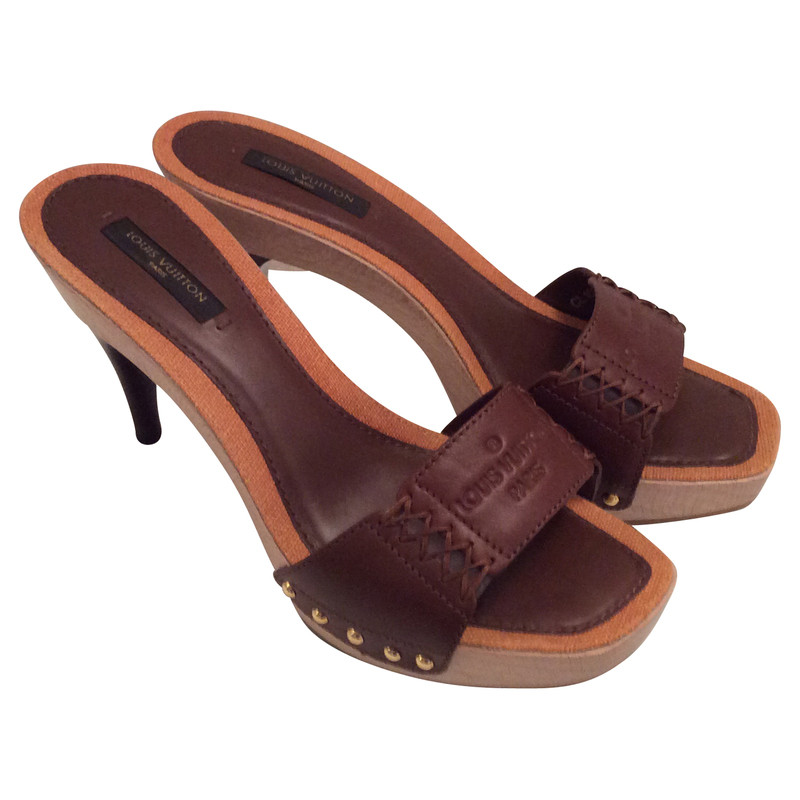 Louis Vuitton Wooden mules - Buy Second hand Louis Vuitton Wooden mules for €238.00