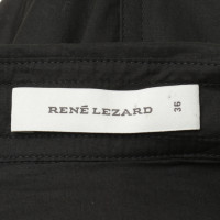 René Lezard Robe de chemisiers en noir