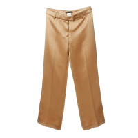 Plein Sud Silk trouser in nude with champagne gloss