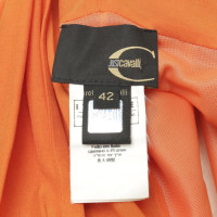 Just Cavalli Dress with silk in Orange