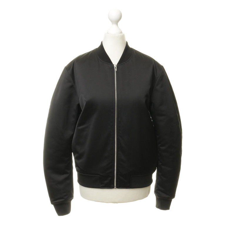 T By Alexander Wang Bomber jacket with satin shimmer