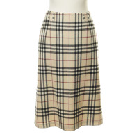 Burberry skirt with check pattern