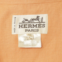 Hermès Orange linen Blazer