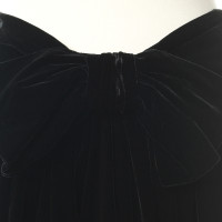 Jean Paul Gaultier Velvet skirt with bow