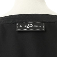 Style Butler Seidenkleid mit Stepp-Elementen